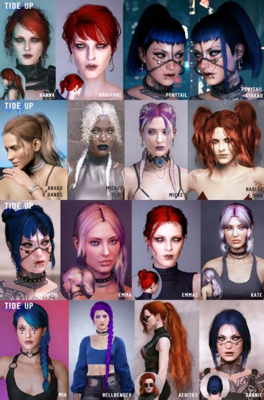 cyberpunk 2077 hair mod|cyberpunk 2077 wingdeer hair.